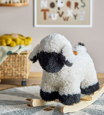 Bloomingville Mini Gyngehest - Dolly - Får - Hvid Bloomingville Mini Gyngehest - Dolly - Får - Hvid
