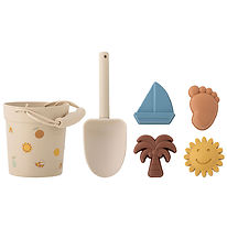 Bloomingville Mini Strandsæt - Agnes - Silikone - Natur Bloomingville Mini Strandsæt - Agnes - Silikone - Natur