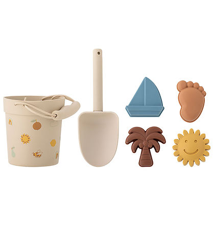 Bloomingville Mini Strandsæt - Agnes - Silikone - Natur Bloomingville Mini Strandsæt - Agnes - Silikone - Natur