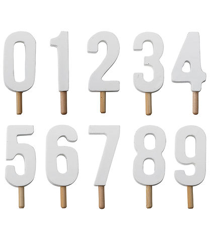 Bloomingville Mini Fødselsdagstog - Junaid - 38 cm - Rosa