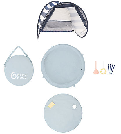 Babymoov Strandtelt/Soppebassin - Aquani - UV50+ - Blue Waves
