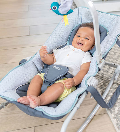 Babymoov Skråstol - Bubble - 63x40x48 cm - Graphik Blue Babymoov Skråstol - Bubble - 63x40x48 cm - Graphik Blue