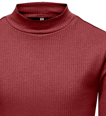 Kids Only Bluse - Rib - Cropped - KogLinea - Syrah Kids Only Bluse - Rib - Cropped - KogLinea - Syrah