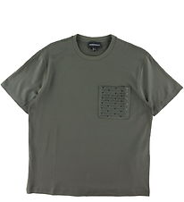 Emporio Armani T-shirt - Lyocell - Chimera Emporio Armani T-shirt - Lyocell - Chimera