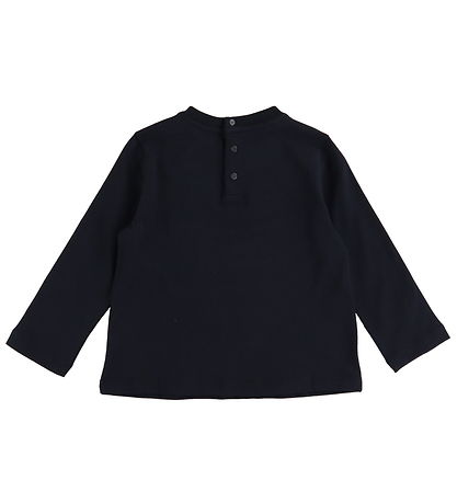 Emporio Armani Bluse - Navy m. Logo