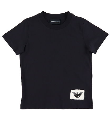 Emporio Armani T-shirt - 3-pak - Navy/Brun/Grøn m. Print