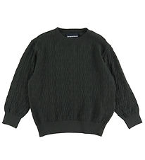 Emporio Armani Bluse - Akryl/Uld - Chimera m. Logoer Emporio Armani Bluse - Akryl/Uld - Chimera m. Logoer