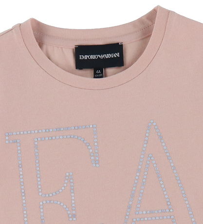 Emporio Armani Bluse - Rose Smoke m. Similisten Emporio Armani Bluse - Rose Smoke m. Similisten