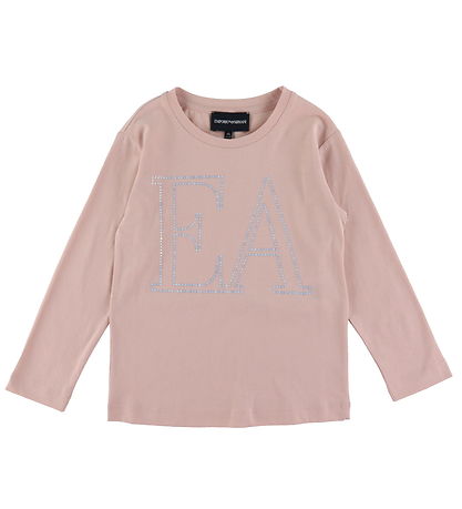 Emporio Armani Bluse - Rose Smoke m. Similisten