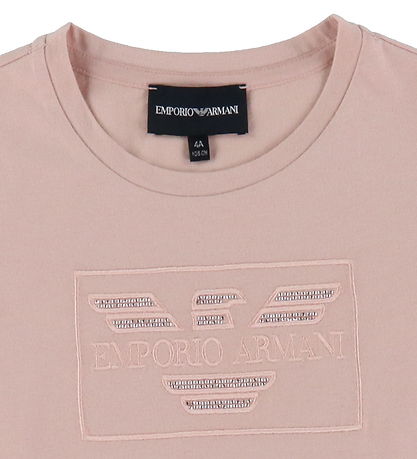 Emporio Armani Bluse - Rose Smoke m. Logo/Nitter