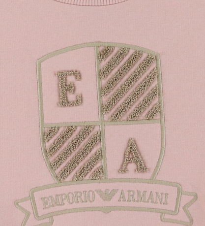 Emporio Armani Sweatshirt - Rose Smoke m. Beige