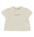 Emporio Armani T-shirt - Hvid m. Beige Emporio Armani T-shirt - Hvid m. Beige