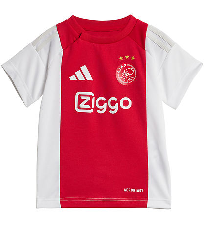adidas Performance Fodboldsæt - Ajax H BABY - Rød/Hvid adidas Performance Fodboldsæt - Ajax H BABY - Rød/Hvid