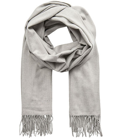 Sofie Schnoor Scarf - Knitted - Grey Melange
