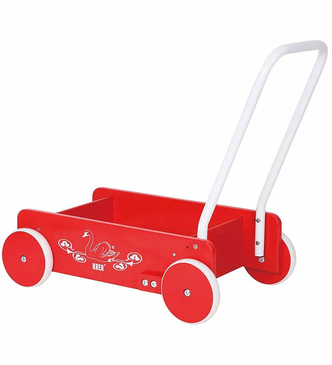 Gåvogn i træ og metal Krea