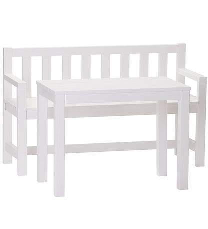 Kids Concept Havesæt - Træ - 90x33x55/60x35x45 cm - Hvid Kids Concept Havesæt - Træ - 90x33x55/60x35x45 cm - Hvid