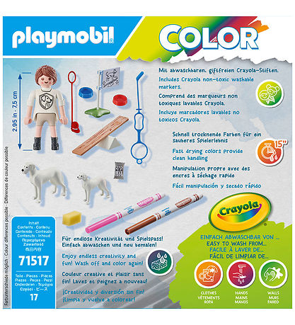 Playmobil Color - Hundetræner - 71517 - 17 Dele Playmobil Color - Hundetræner - 71517 - 17 Dele