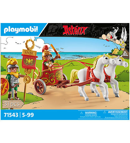 Playmobil Asterix - Romersk Stridsvogn - 71543 - 31 Dele Playmobil Asterix - Romersk Stridsvogn - 71543 - 31 Dele