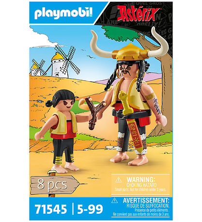 Playmobil Asterix - Huevos Y Bacon og Pepe - 71545 - 8 Dele Playmobil Asterix - Huevos Y Bacon og Pepe - 71545 - 8 Dele
