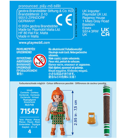 Playmobil Asterix - MacAroon - 71547 - 4 Dele Playmobil Asterix - MacAroon - 71547 - 4 Dele
