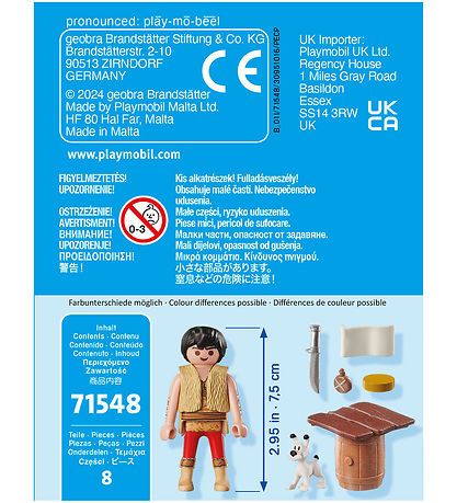 Playmobil Asterix - Boneywasawarriorwayayix - 71548 - 8 Dele Playmobil Asterix - Boneywasawarriorwayayix - 71548 - 8 Dele