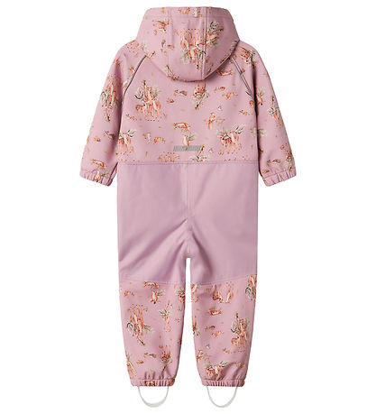 Name It Softshell Suit w. Fleece - NmfAlfa08 - Mauve Shadows/WOO