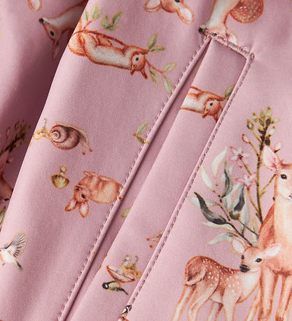 Name It Softshell Suit w. Fleece - NmfAlfa08 - Mauve Shadows/WOO