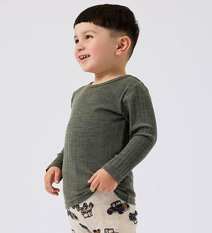 Name It Blouse - Wool - NmmWang - Mulled Basil