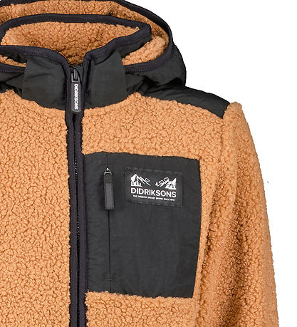 Didriksons Fleecejakke - Exa - Almond Brown