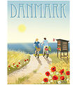 Vissevasse Plakat - 50x70 cm - Danmark - Sommerliv Vissevasse Plakat - 50x70 cm - Danmark - Sommerliv