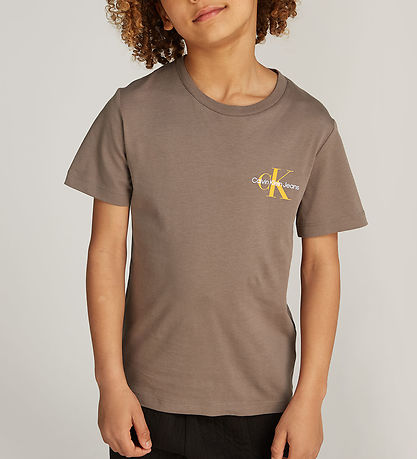 Calvin Klein T-shirt - Chest Monolog - Falcon Calvin Klein T-shirt - Chest Monolog - Falcon