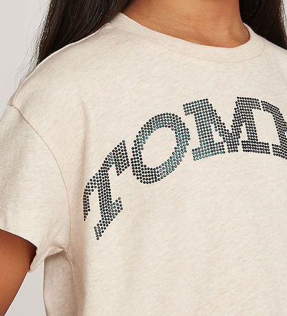 Tommy Hilfiger T-shirt - Tommy Dot Foil - Heathered Oat
