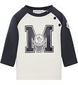Moncler Bluse - Hvid/Navy Moncler Bluse - Hvid/Navy