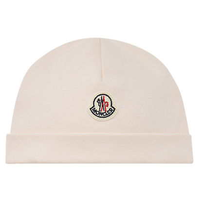 Moncler Set - Beanie/Teething Bib/Bodysuit l/s - Light Pink w. S Moncler Set - Beanie/Teething Bib/Bodysuit l/s - Light Pink w. S
