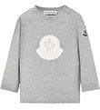 Moncler Bluse - Gråmeleret Moncler Bluse - Gråmeleret
