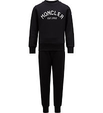 Moncler Sweatsæt - Sort m. Beige Moncler Sweatsæt - Sort m. Beige