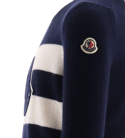 Moncler Blouse - Wool - Navy w. White