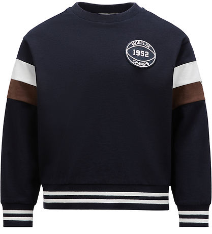 Moncler Tröja - Medium+ Blue/Vit
