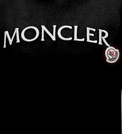 Moncler T-shirt - Black w. White Moncler T-shirt - Black w. White