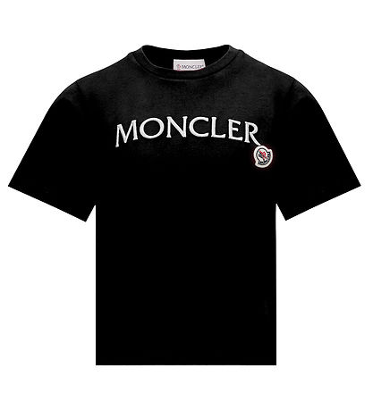 Moncler T-shirt - Black w. White Moncler T-shirt - Black w. White