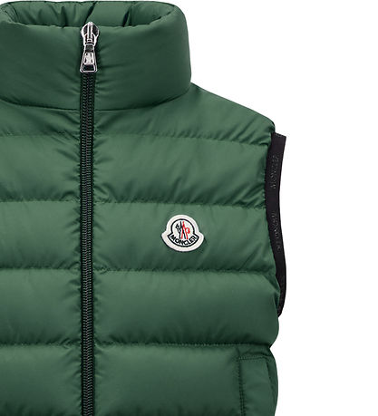 Moncler Down Vest - Contrin - Dark Green Moncler Down Vest - Contrin - Dark Green