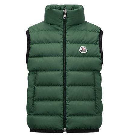 Moncler Down Vest - Contrin - Dark Green Moncler Down Vest - Contrin - Dark Green