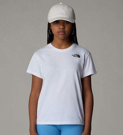 The North Face T-shirt - Vertical Graphic - Hvid The North Face T-shirt - Vertical Graphic - Hvid