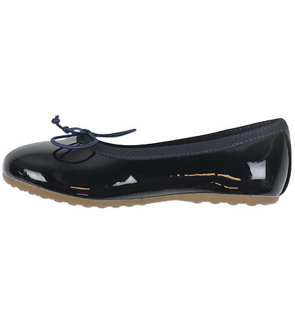 Bisgaard Ballerina Hjemmesko - Lucy - Navy Patent Bisgaard Ballerina Hjemmesko - Lucy - Navy Patent