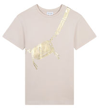 Little Marc Jacobs Kjole - Sand/Guld m. Taske Little Marc Jacobs Kjole - Sand/Guld m. Taske