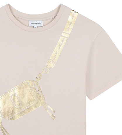 Little Marc Jacobs Kjole - Sand/Guld m. Taske