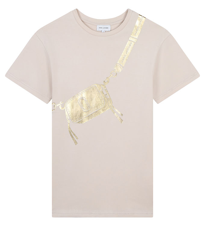 Little Marc Jacobs Kjole - Sand/Guld m. Taske