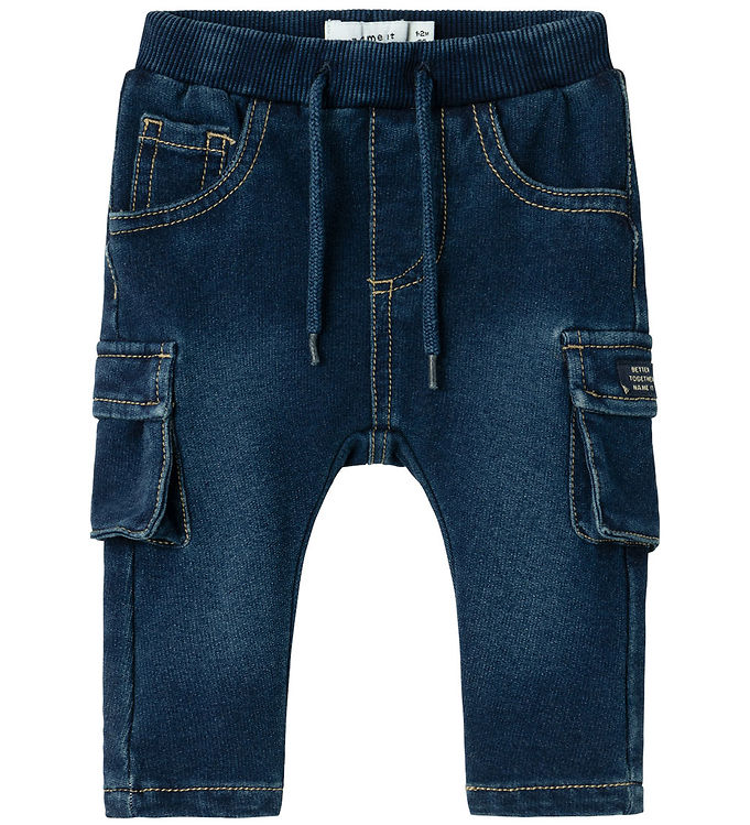Name It NbmBen Noos Sweatpants - Dark Blue Denim