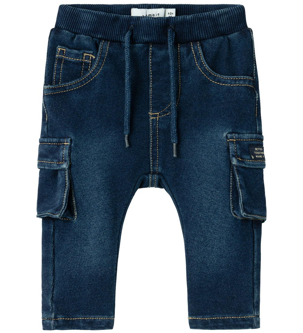 Name It Jogginghosen - Noos - NbmBen - Dark Blue Denim - Name It - 74 - Jogginghosen