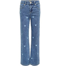 Kids Only Jeans - KogJuicy - Light Medium Blue Denim/Embr